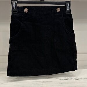 Copper Key medium girls Black Corduroy Skirt.  New with tag
